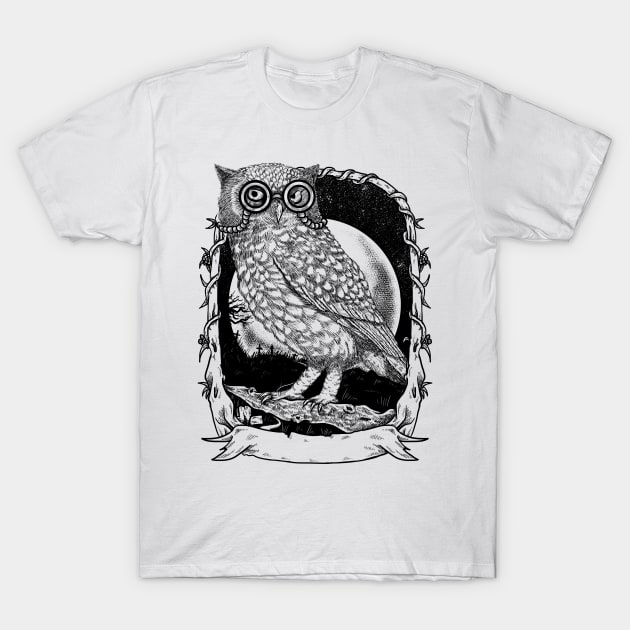 Nighty Owl T-Shirt by borneoliveco